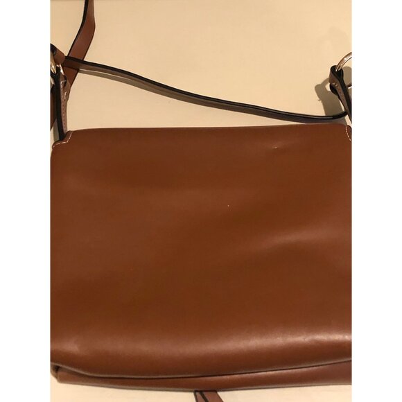 Tory Burch Miller Crossbody Bag Brown Leather - Picture 11 of 14